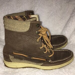 Sperry lace up boots/shoes winter shoes sperry ankle booties outdoor sho…​​